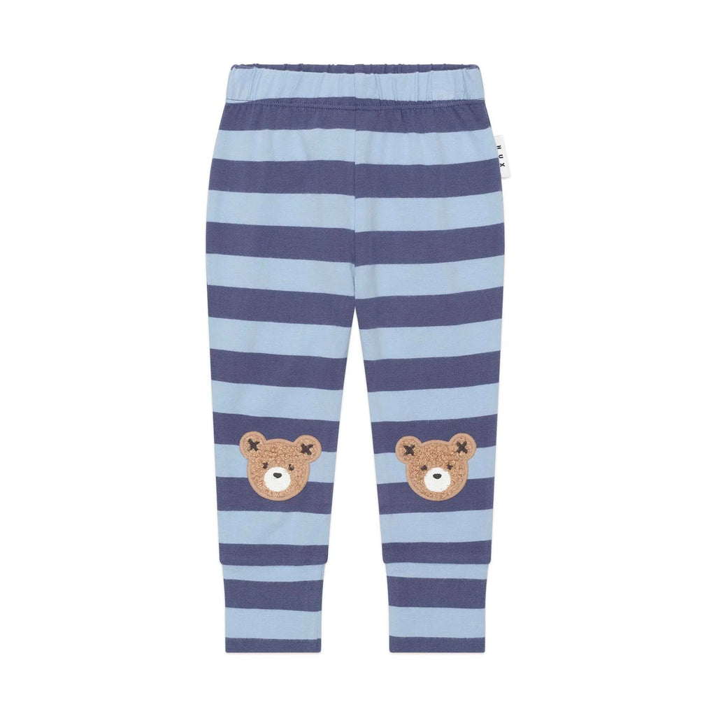 Huxbaby Furry Hux Bear Blue Stripe Legging