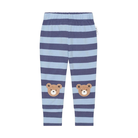 Huxbaby Furry Hux Bear Blue Stripe Legging