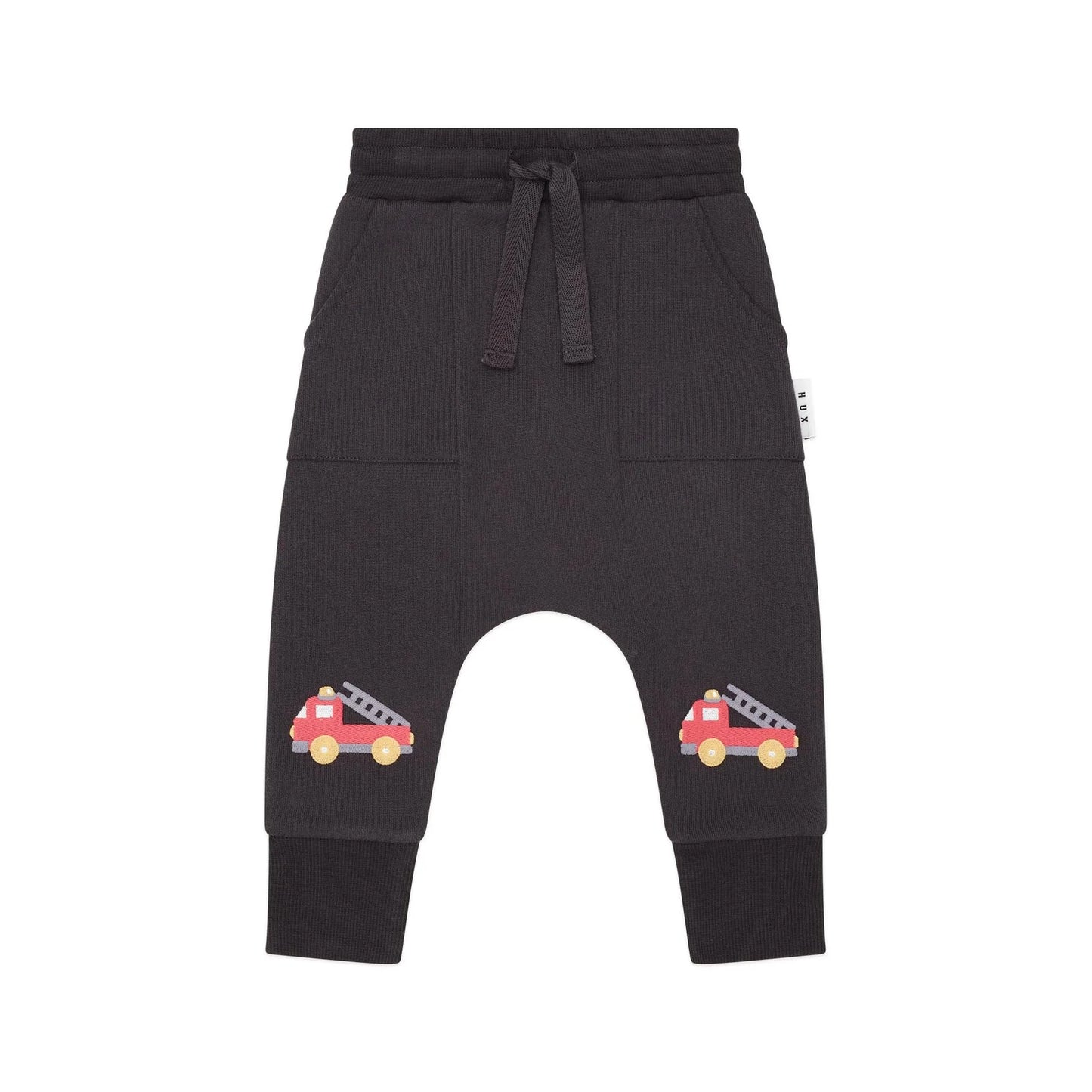 Huxbaby Fire Truck Drop Crotch Pant