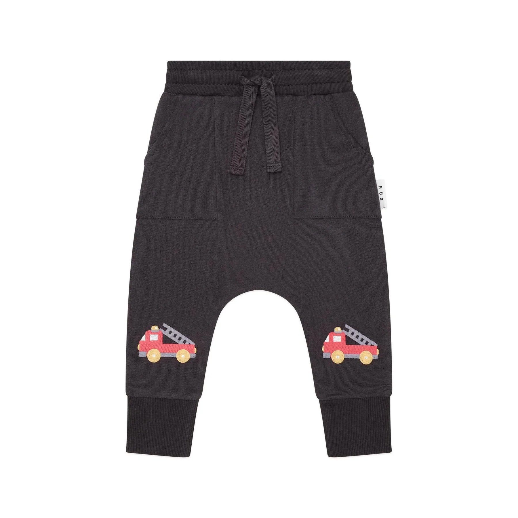 Huxbaby Fire Truck Drop Crotch Pant
