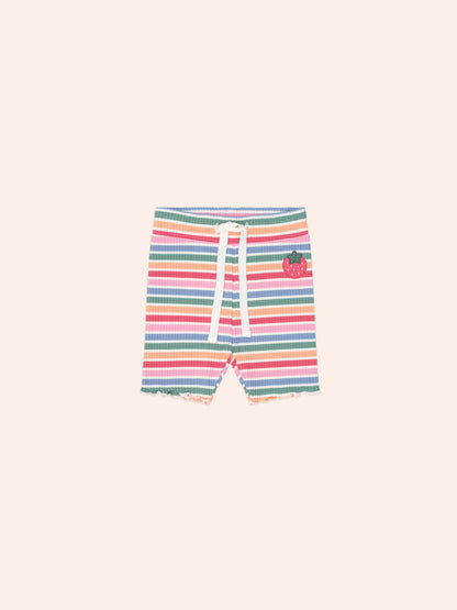 Huxbaby Tutti Frutti Stripe Bike Short