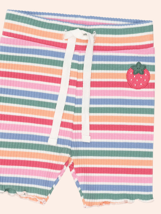 Huxbaby Tutti Frutti Stripe Bike Short