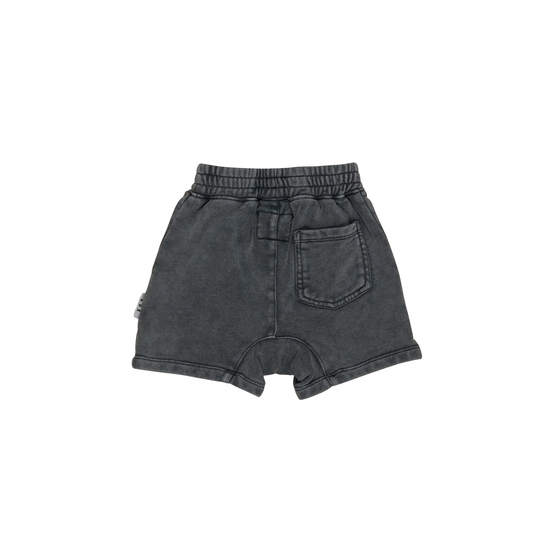 Huxbaby Vintage Black Jersey Slouch Shorts
