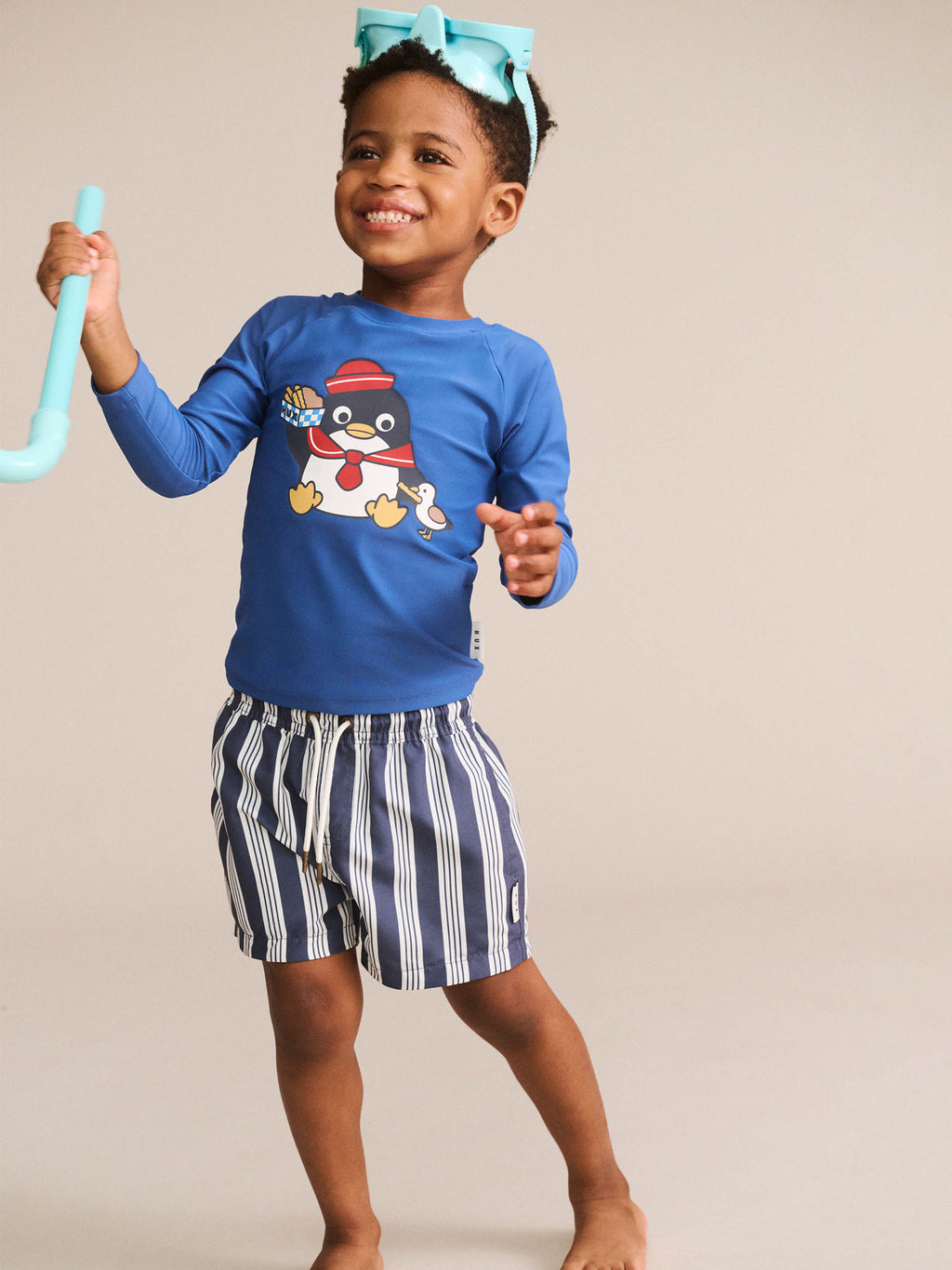 Huxbaby Ink Stripe Boardshort