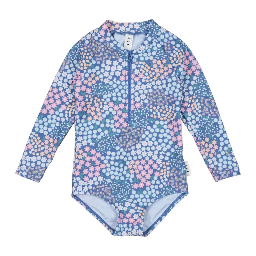 Huxbaby Garden Floral Zip Swimsuit