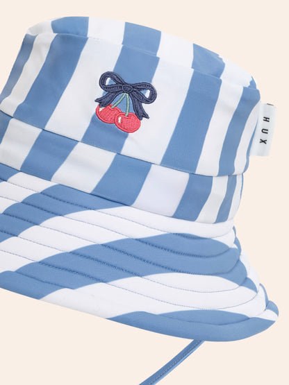 Huxbaby Vintage Stripe Bow Swimhat