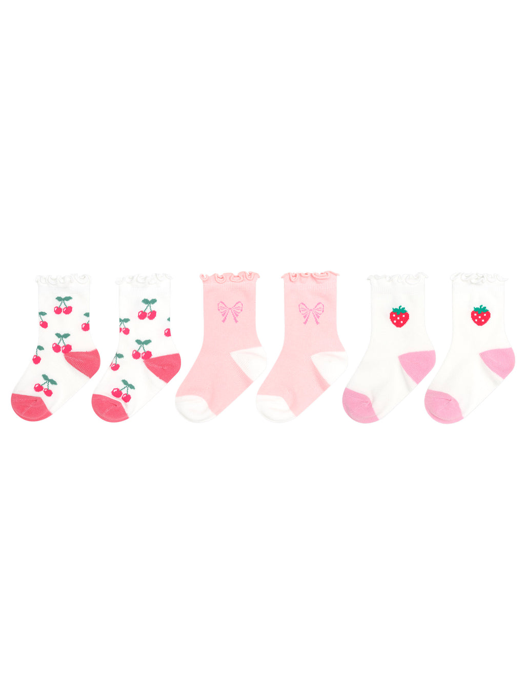 Huxbaby 3Pk Girls Frill Socks