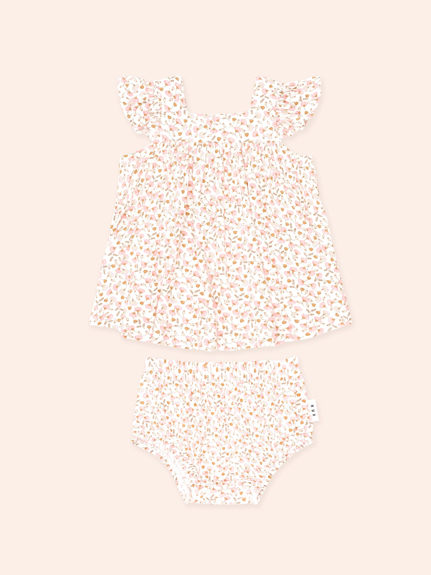 Huxbaby Ditsy Floral 2Pc Top And Bloomer Set