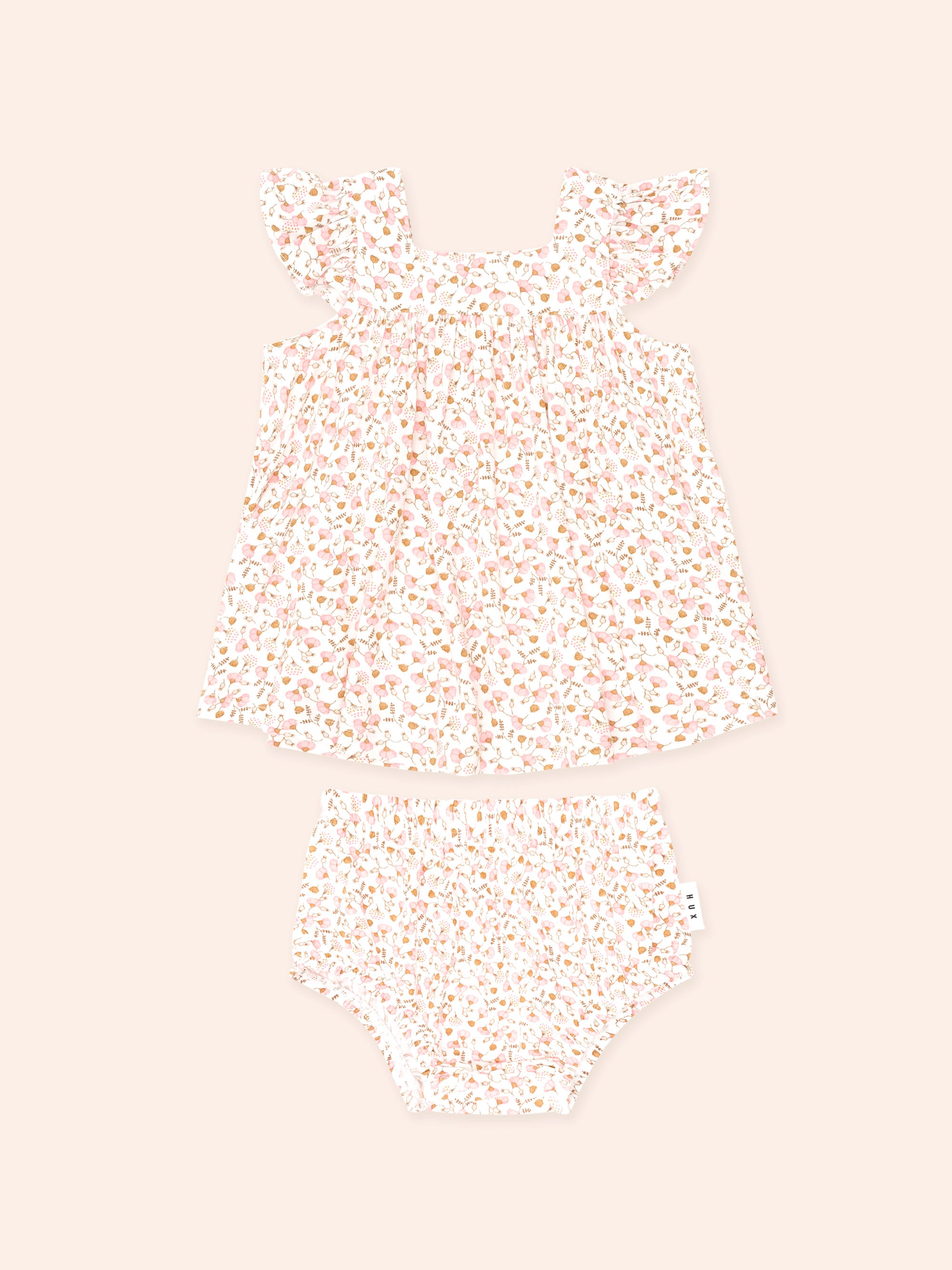 Huxbaby Ditsy Floral 2Pc Top And Bloomer Set