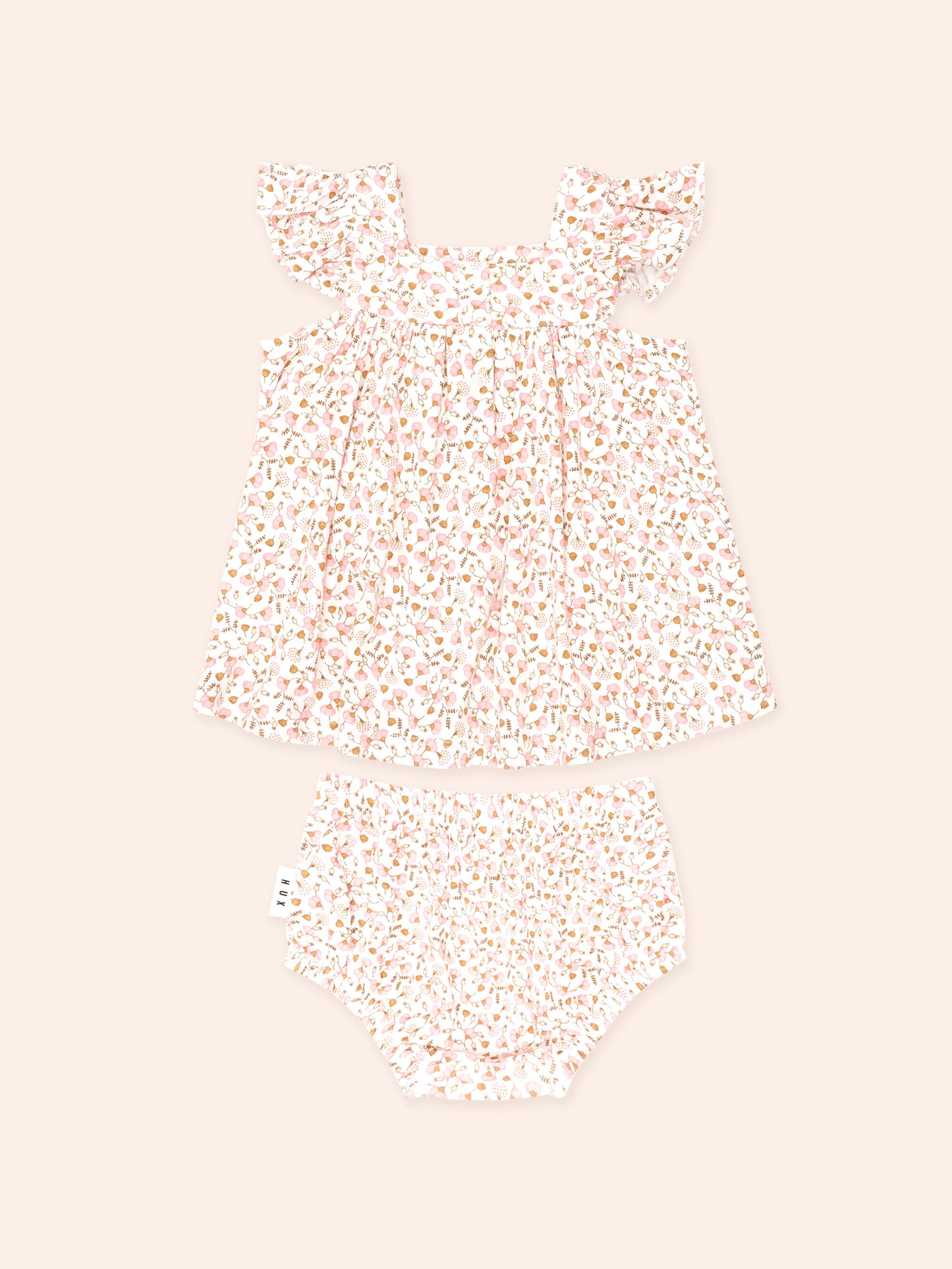 Huxbaby Ditsy Floral 2Pc Top And Bloomer Set