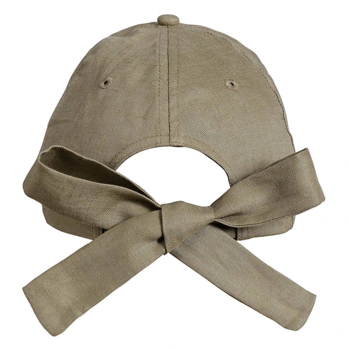 Bedhead Hats Silk lined Linen Bow Tie Cap - Sage