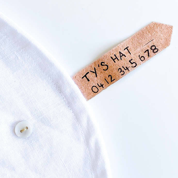 Bedhead 'Lounger' Flap Sun Hat - Paris/Rosa