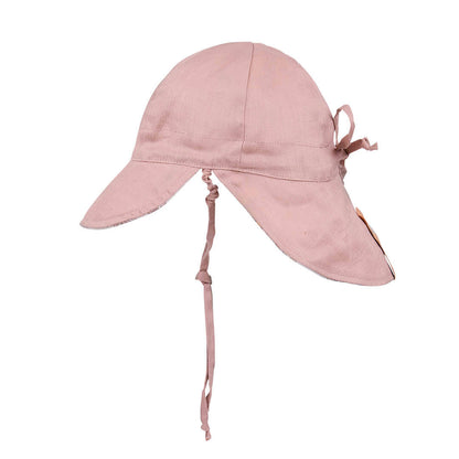 Bedhead 'Lounger' Flap Sun Hat - Paris/Rosa