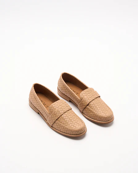 Harlow Loafer | Light Tan Weave