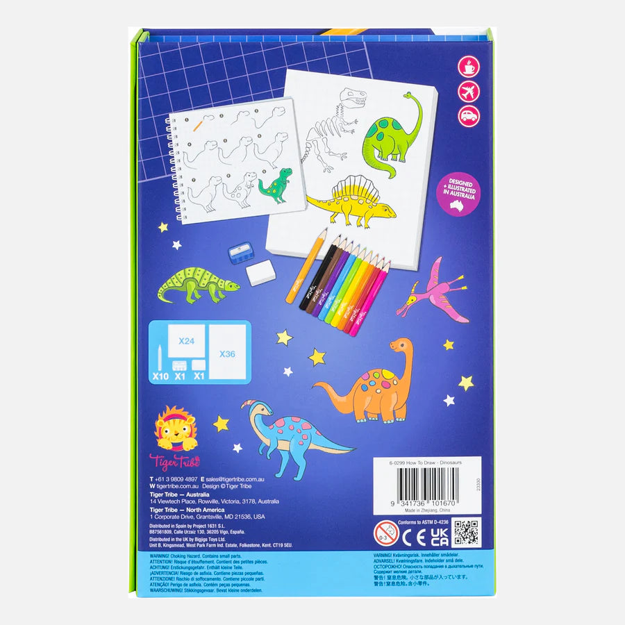 Tiger Tribe How to Draw - Dinosaurs