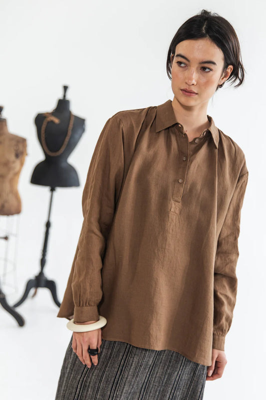 Theodora Shirt - Cinnamon