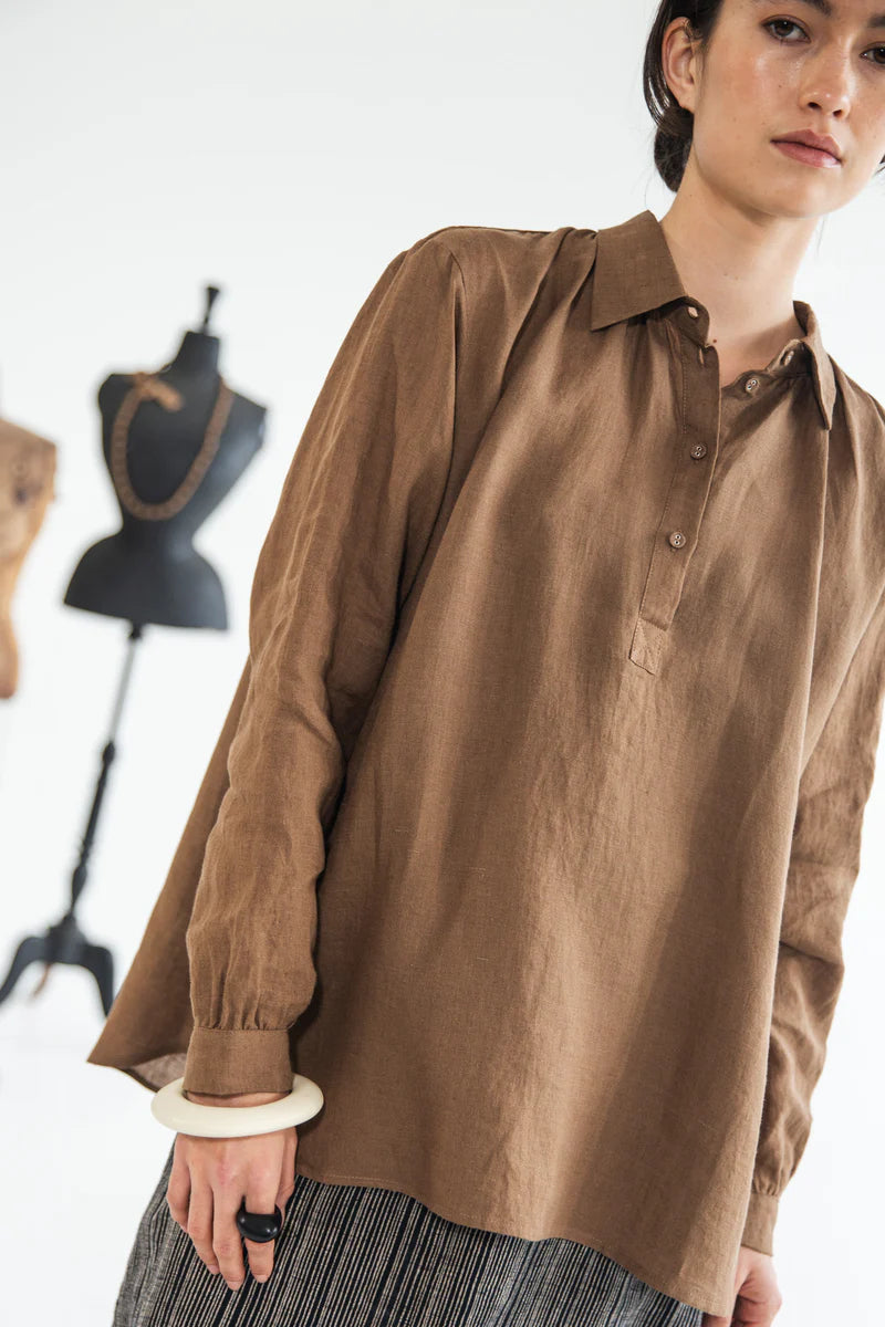 Theodora Shirt - Cinnamon