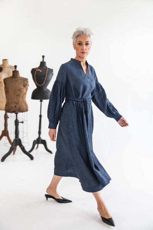 Maddison Dress - Navy