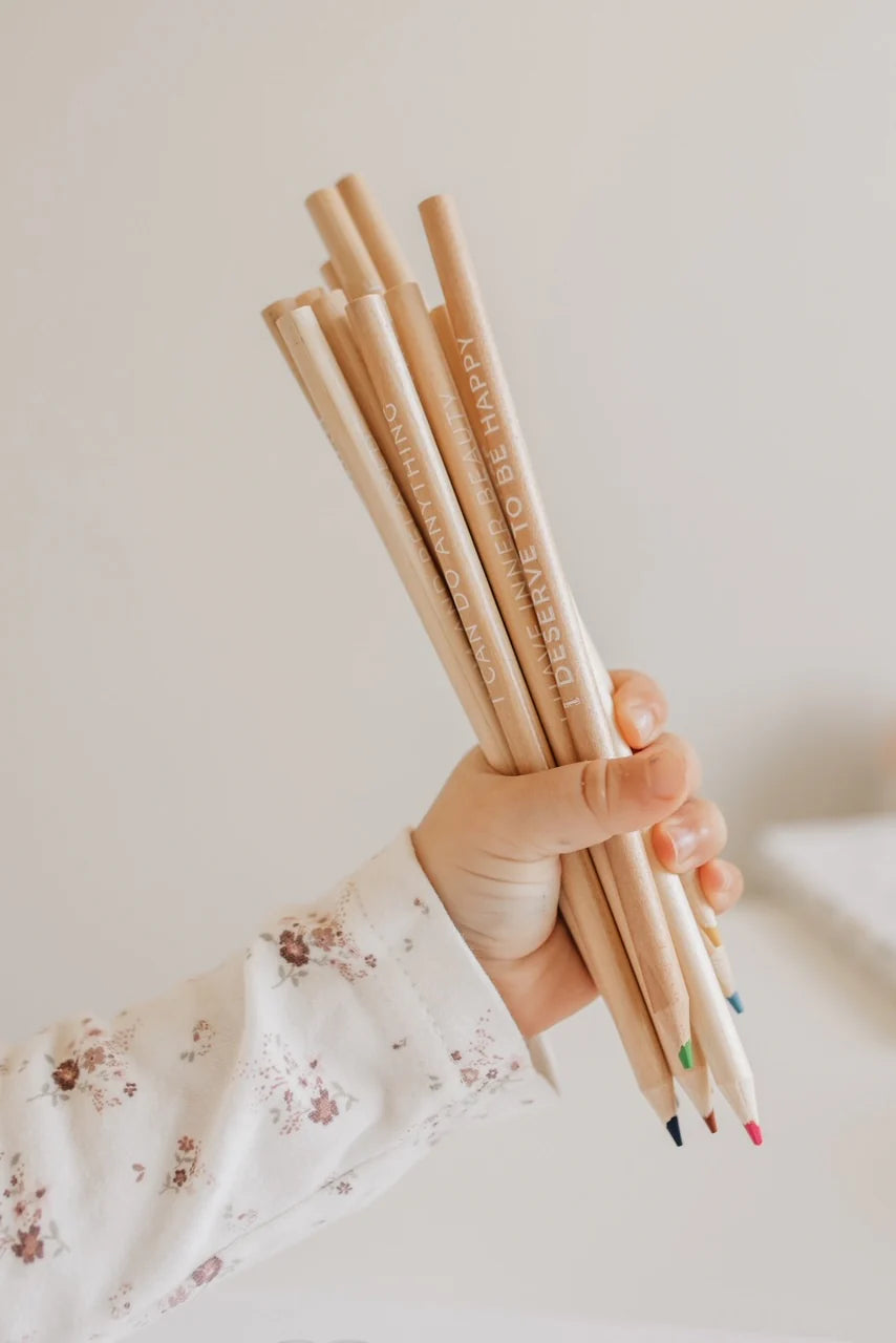 Mindful & Co. Affirmation Colouring Pencils