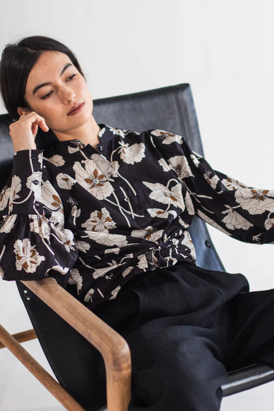 Posie Blouse - Fragile Bloom Liberty