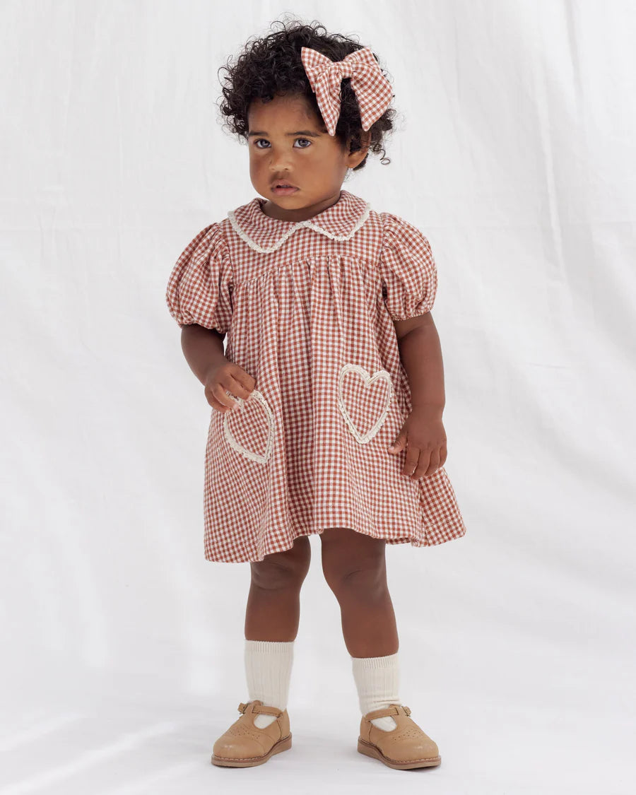 Quincy Mae Coraline Dress - Red Gingham