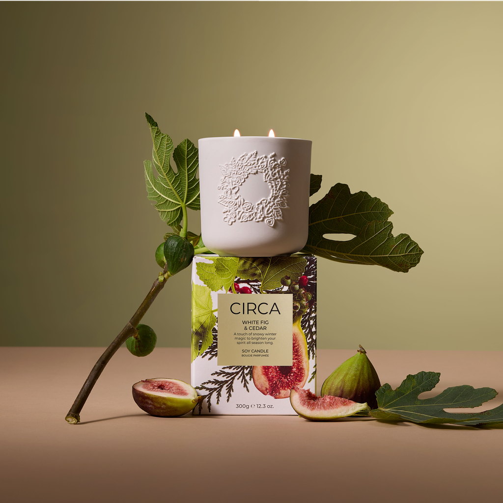 CIRCA - White Fig & Cedar Soy Candle 300g