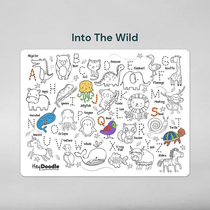 Into the Wild Classic Colouring & Doodle Mat