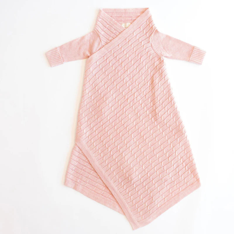 Jujo Baby Luxury Cable Shwrap - Blush Pink