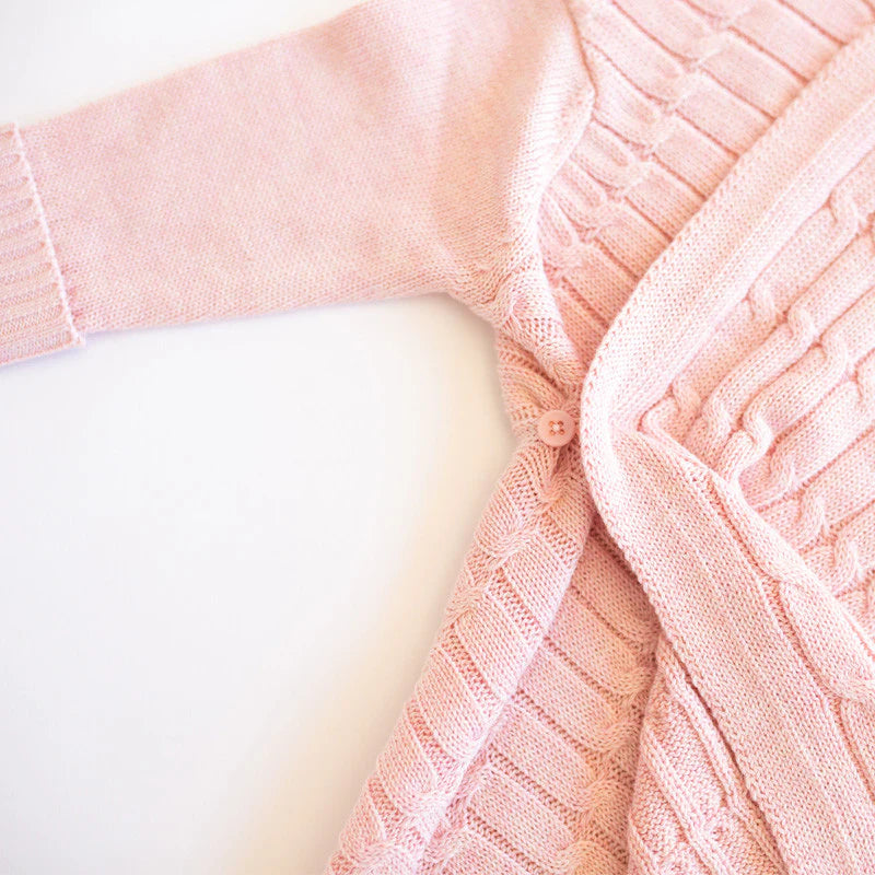 Jujo Baby Luxury Cable Shwrap - Blush Pink