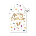 Gift Tag - Happy Birthday Bubbles