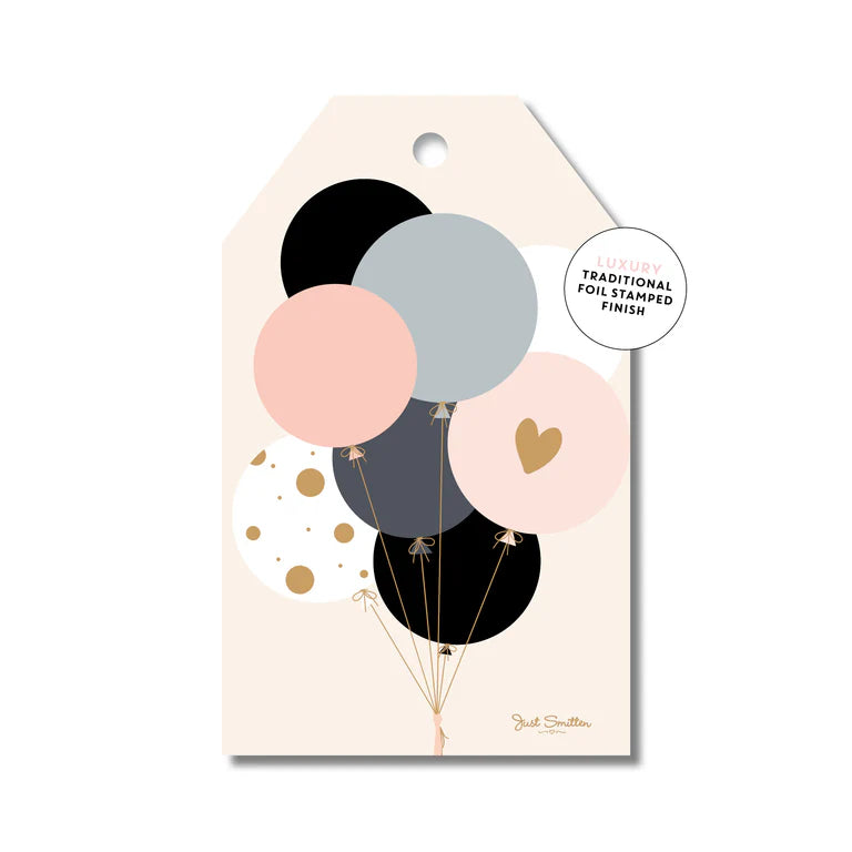 Gift Tag - Happy Birthday Balloons