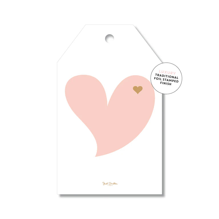 Gift Tag - Pink Heart