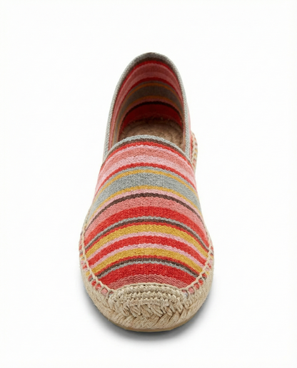 Java Espadrille - Red Stripe