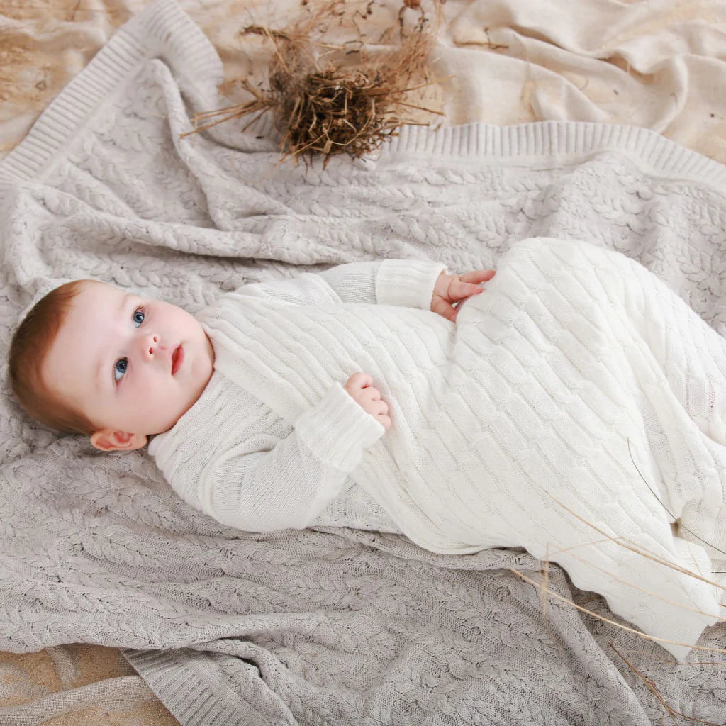 Jujo Baby Luxury Cable Shwrap - Ecru