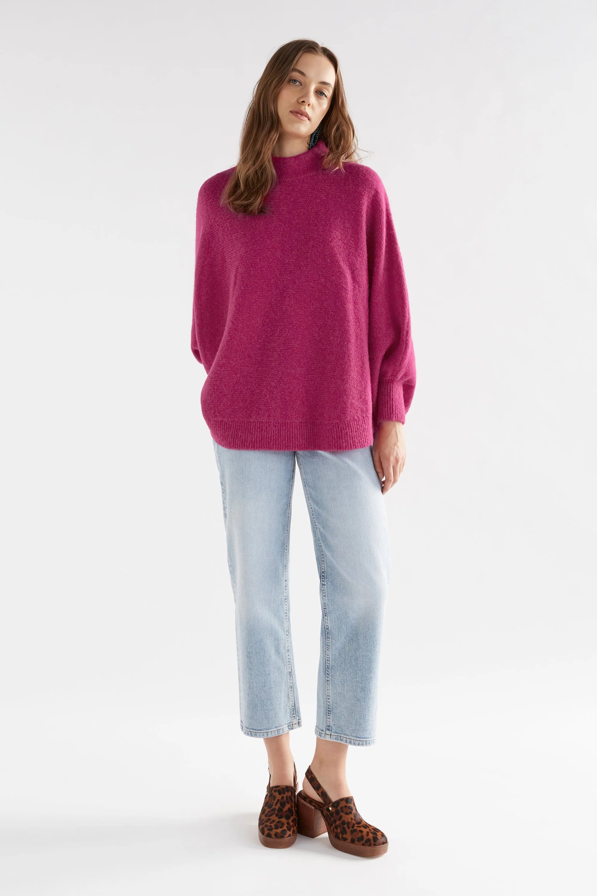 Elk Palmen Poncho | Pink