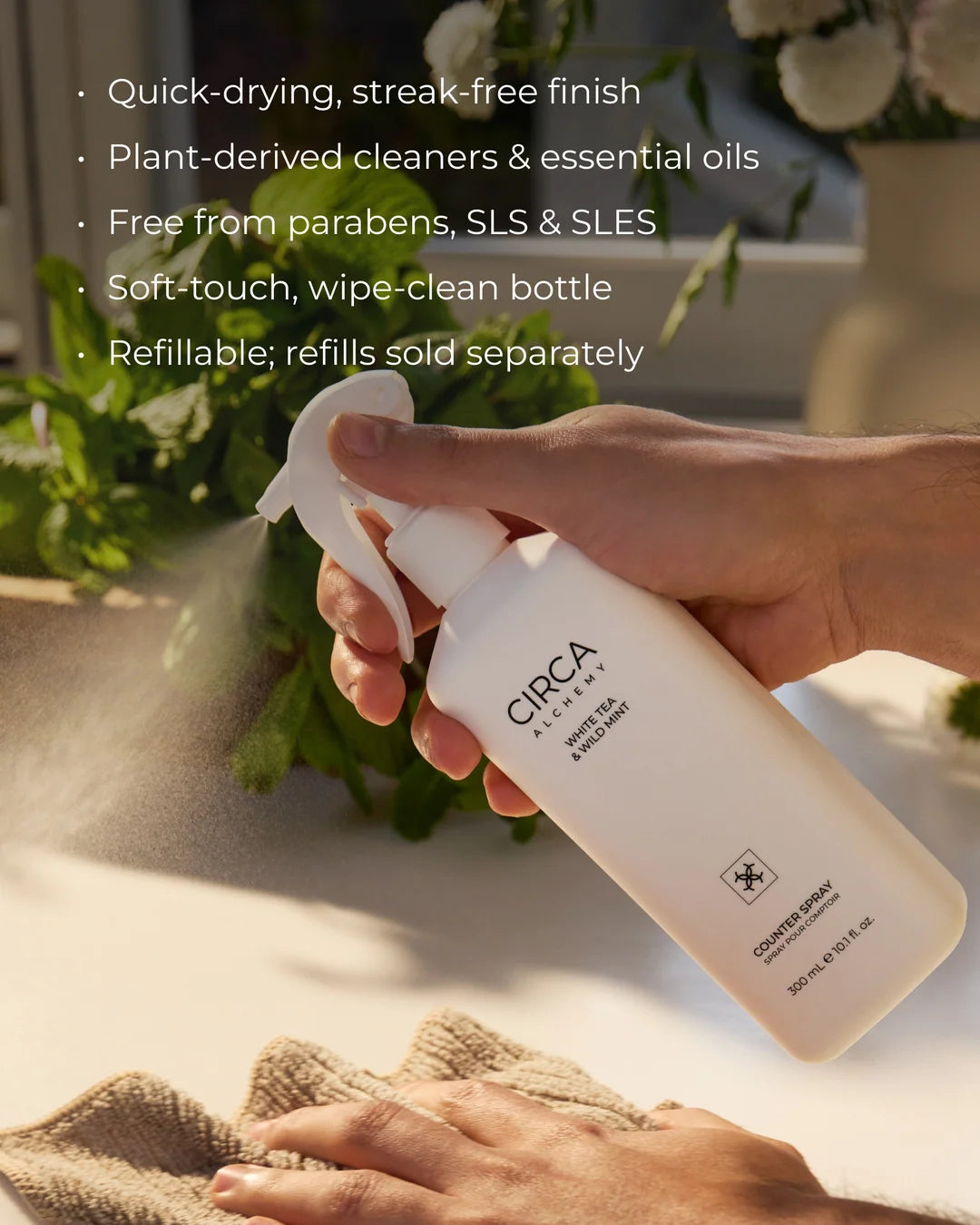 White Tea & Wild Mint Counter Spray 300ml