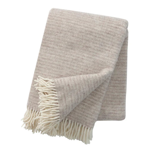 Ralph Beige Wool Blanket