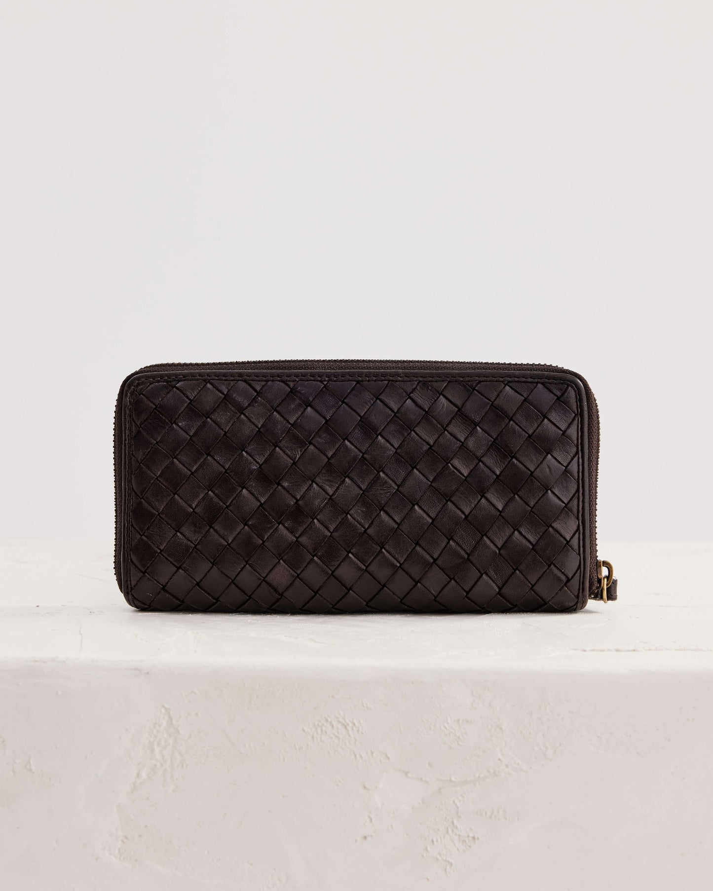 Juju & Co. Large Basque Wallet - Chocolate