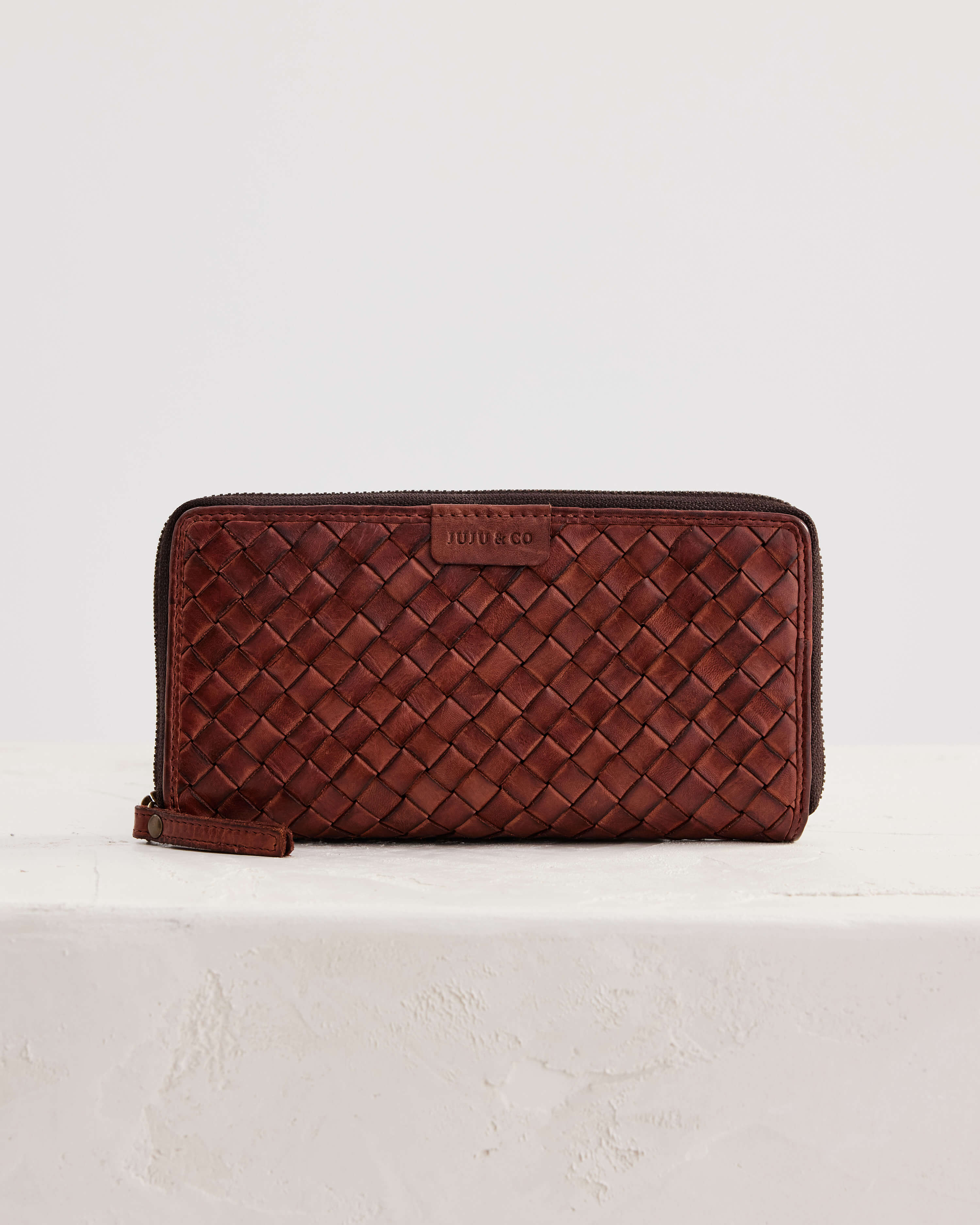 Juju & Co. Large Basque Wallet - Amber