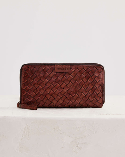 Juju & Co. Large Basque Wallet - Amber