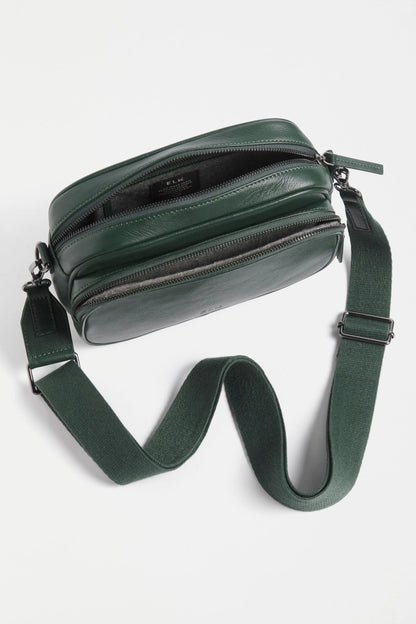 Elk Kassel Leather Crossbody Bag | Milan Green