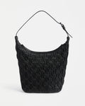 Elk Lumme Smocked Shoulder Bag | Black