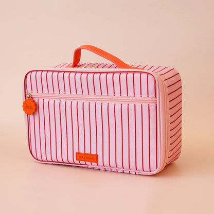 Fox & Fallow Strawberry Stripe Lunchbag - Large