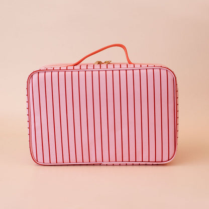 Fox & Fallow Strawberry Stripe Lunchbag - Large