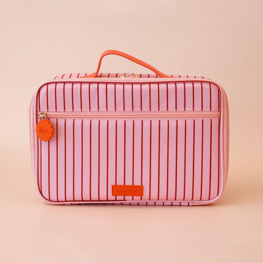 Fox & Fallow Strawberry Stripe Lunchbag - Large