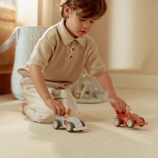 Wooden Pullback Race Cars 2 Pack
