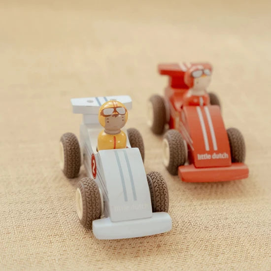 Wooden Pullback Race Cars 2 Pack