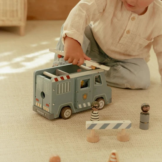 Wooden Police Van