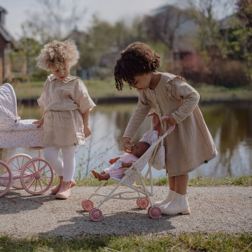 Little Dutch Metal Doll Stroller - Floral