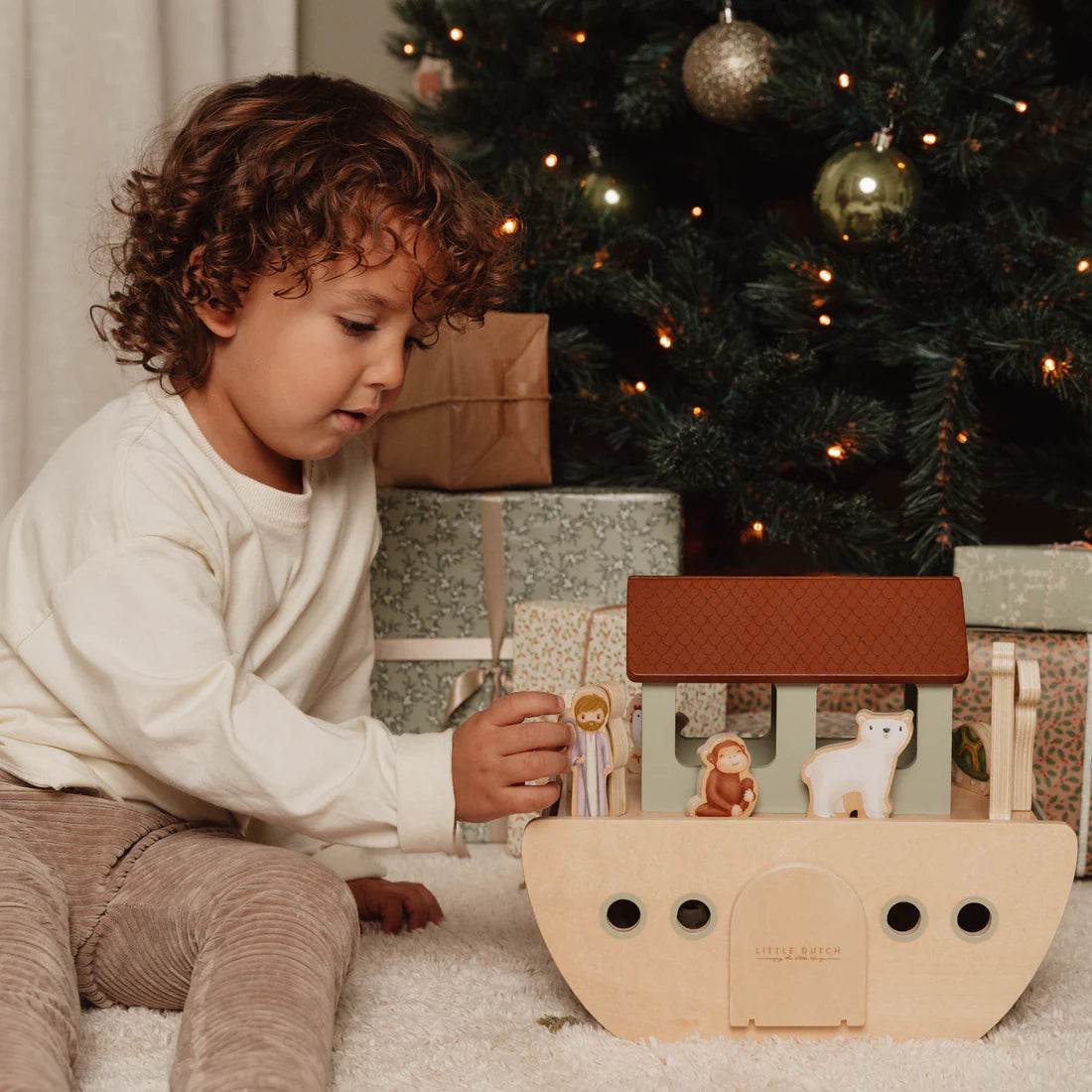 Noah's Ark Kids Wooden Playset